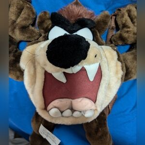 VTG 1997 RARE LOONEY TUNES TASMANIAN DEVIL BACKPACK ADJUSTABLE STRAPS NICE